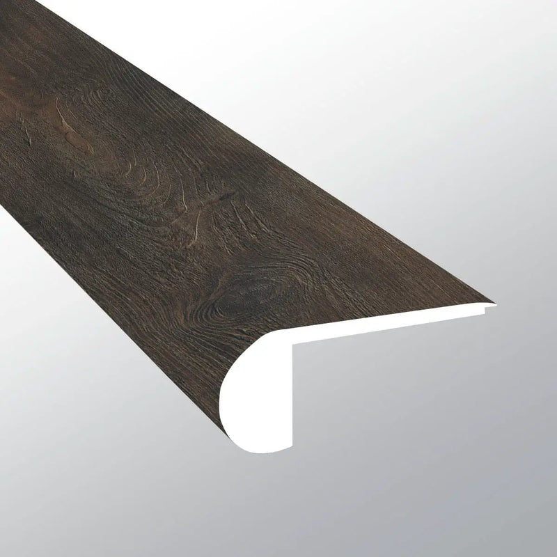Cyrus Stable Semi Gloss Flush Stair Nose Wood Look Lvt Moldings 2.75x0.75 close up
