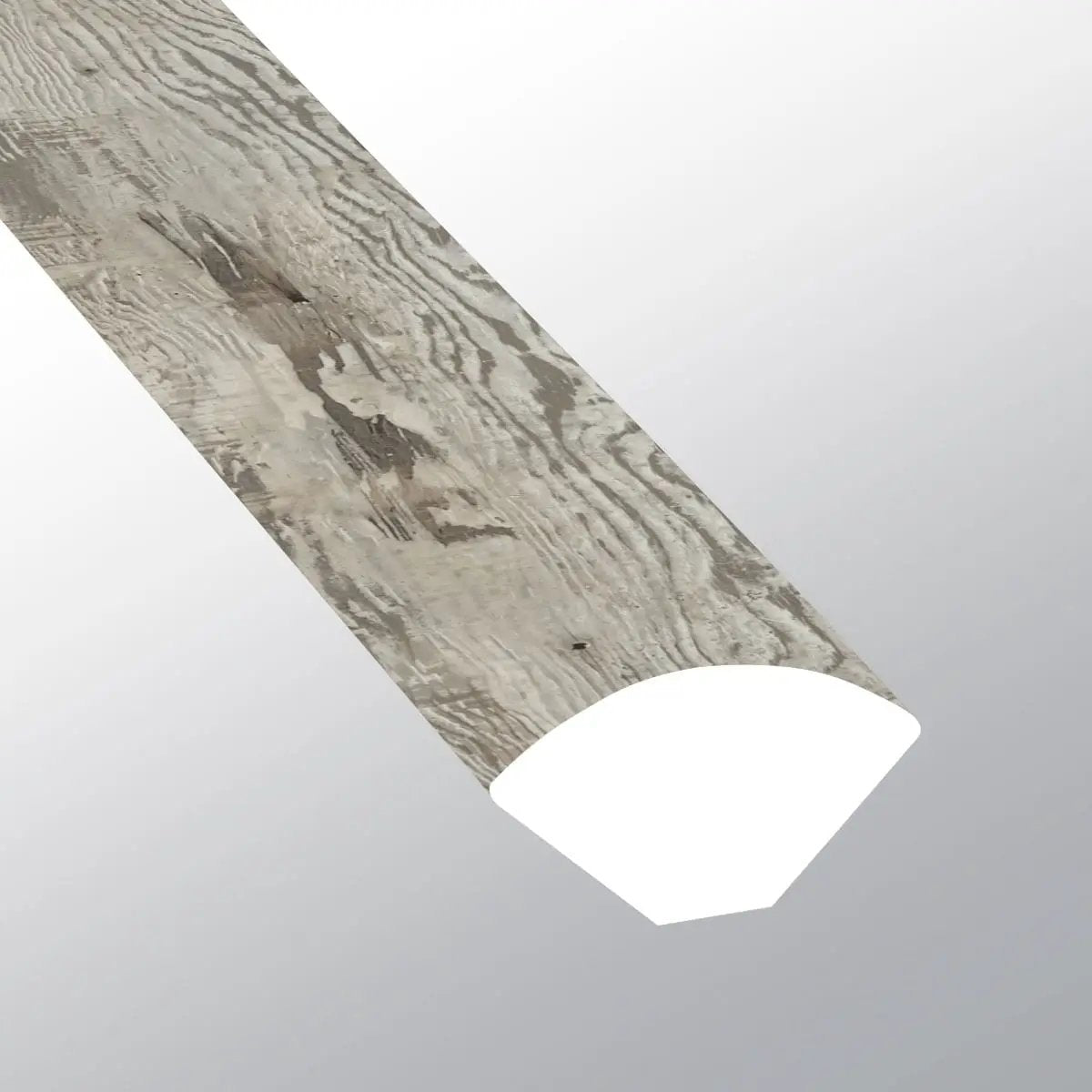Ashton 2.0 Stableton Semi Gloss Quarter Round Wood Look Lvt Moldings 0.64x0.75 close up