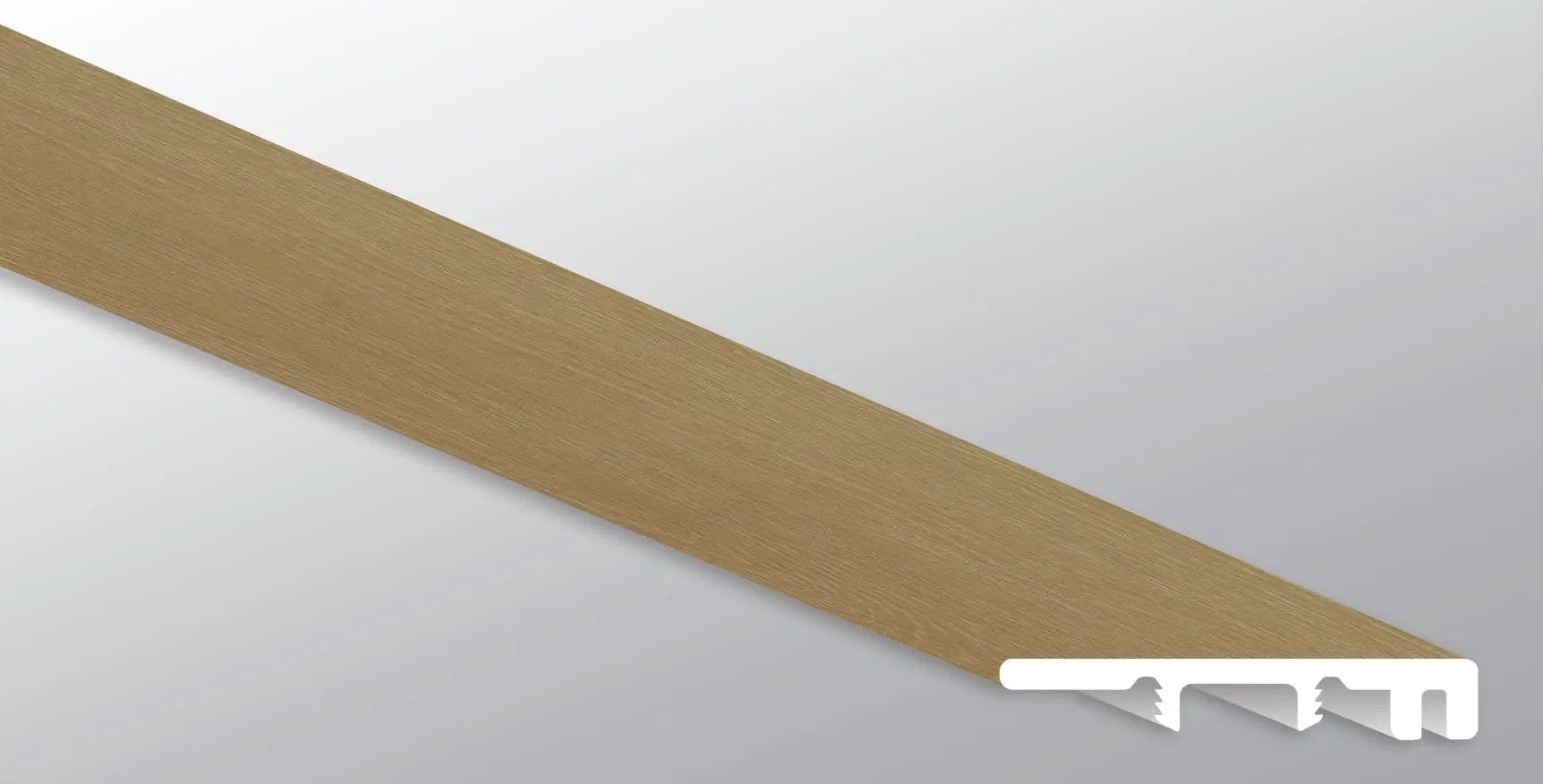 Xl Studio Taos Semi Gloss Wood Look Lvt Moldings 1.5x0.25 close up