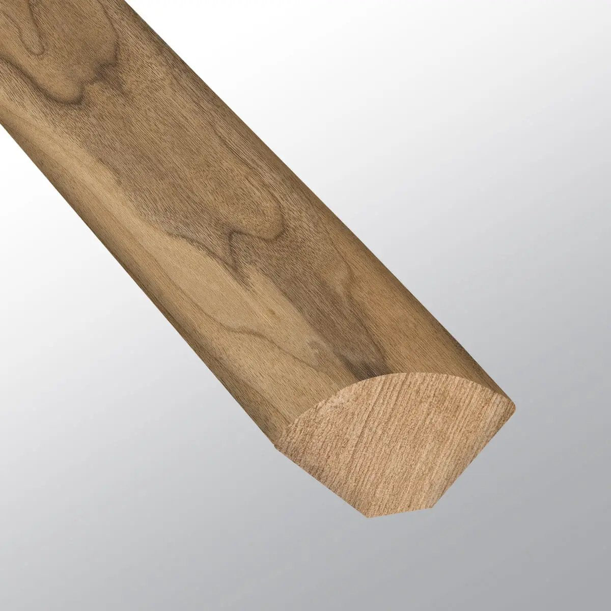 Glenridge Tawny Birch Semi Gloss Quarter Round Wood Look Lvt Moldings 0.64x0.75 close up