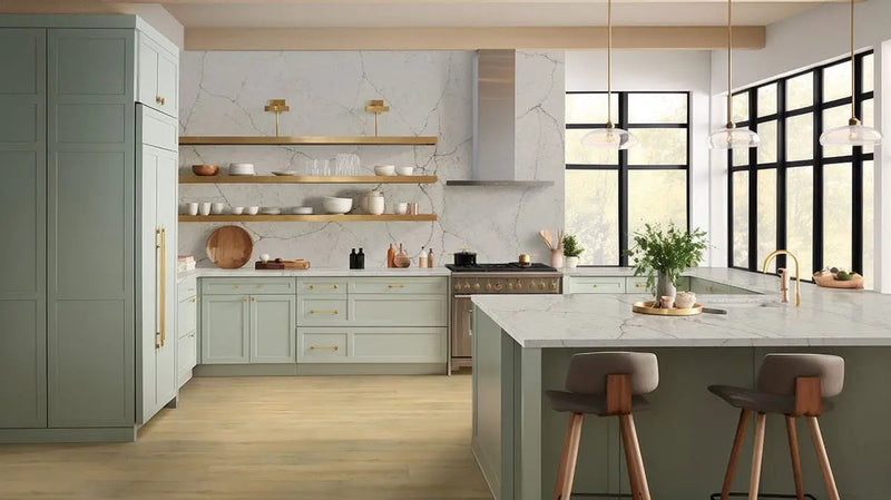 Laurel Tranquilla Semi Gloss Wood Look Lvt Moldings 1.5x0.529 in a finished room