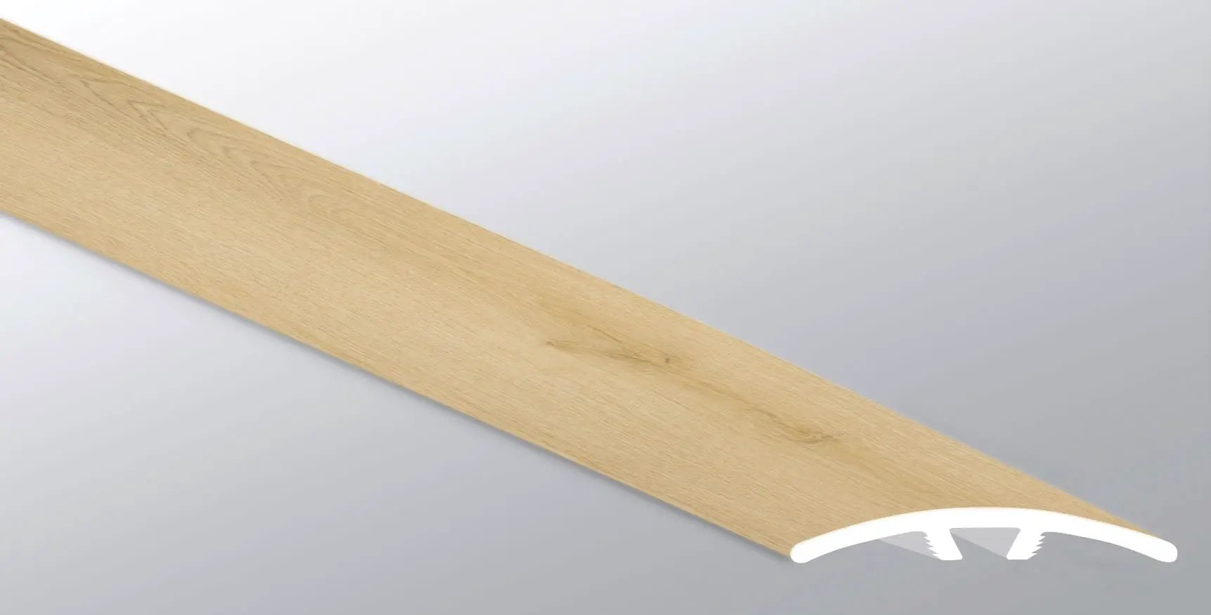 Laurel Tranquilla Semi Gloss Stair Riser Wood Look Lvt Moldings 1.59x0.18 close up