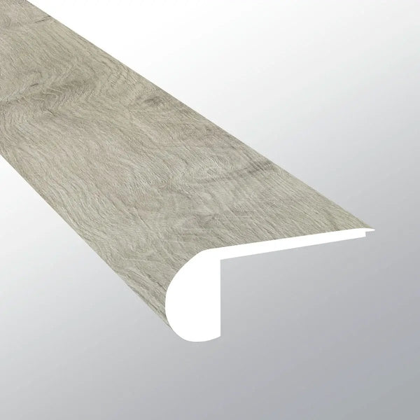 Ashton York Gray Semi Gloss Flush Stair Nose Wood Look Lvt Moldings 2.75x0.75