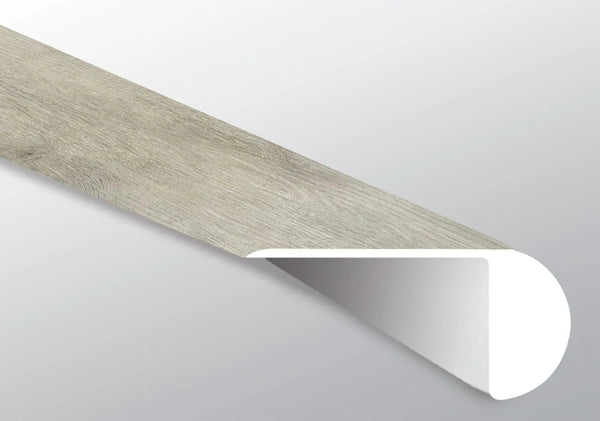 Glenridge Twilight Oak Semi Gloss Overlap Stair Nose Wood Look Lvt Moldings 2.23x1.03
