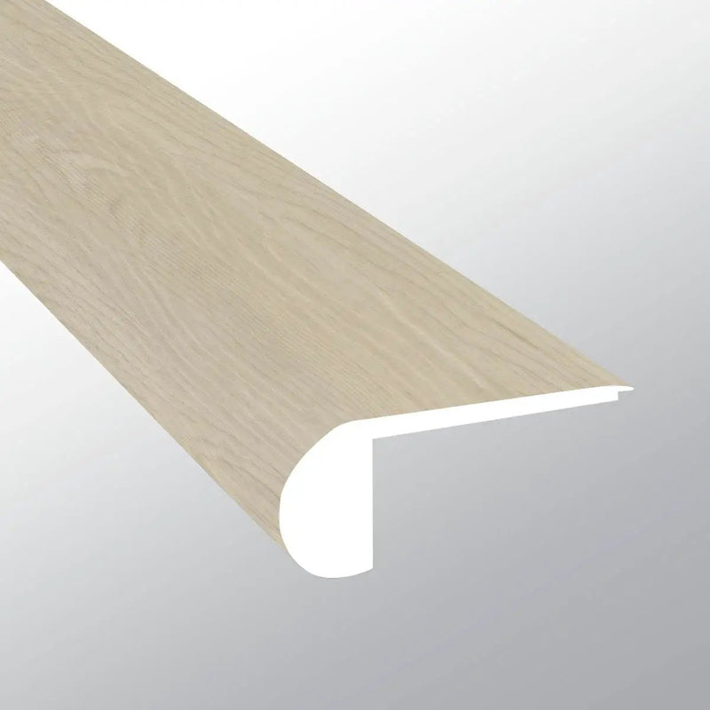 Andover Vintaj Semi Gloss Flush Stair Nose Wood Look Lvt Moldings 2.75x0.75 close up