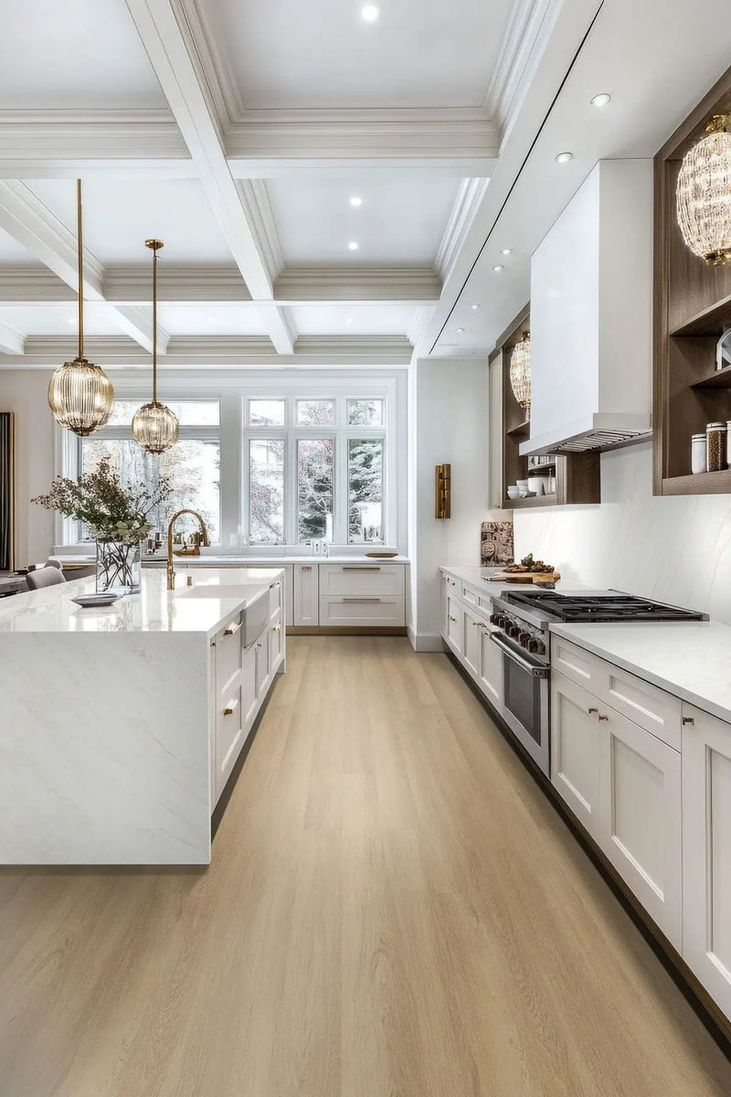 Acclima Waldorf Semi Gloss Wood Look Lvt Moldings 12x1.25 in a finished room