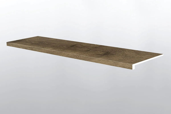 Cyrus Walnut Waves Semi Gloss Wood Look Lvt Moldings 12x1.25