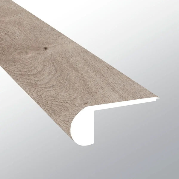 Cyrus Whitfield Gray Semi Gloss Flush Stair Nose Wood Look Lvt Moldings 2.75x0.75