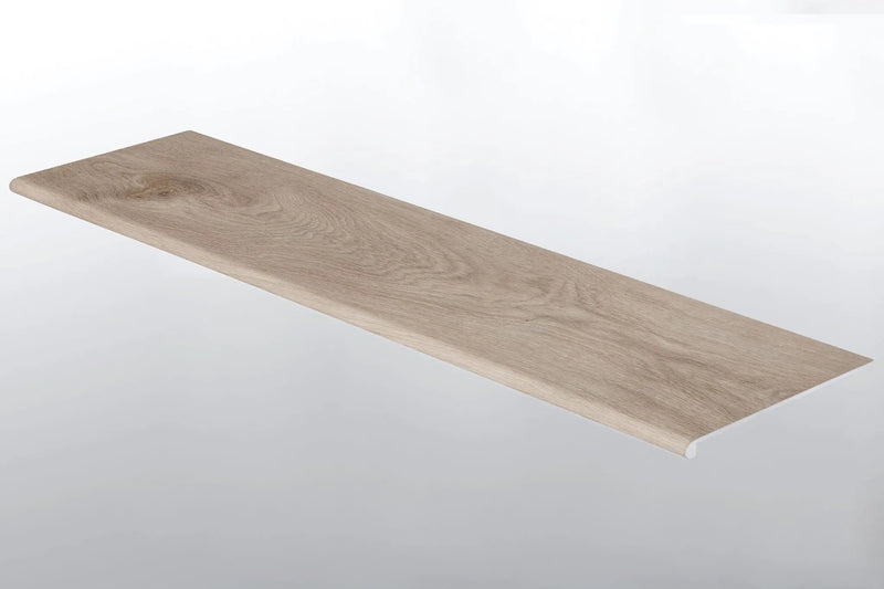 Cyrus Whitfield Gray Semi Gloss Wood Look Lvt Moldings 12x1.25 1.18 inch close up