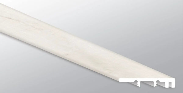 Andover Whitby White Semi Gloss End Cap Wood Look Lvt Moldings 1.5x0.25