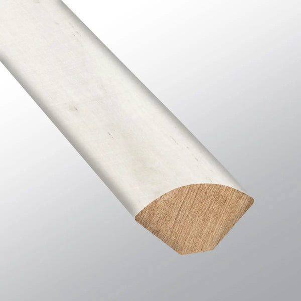 Andover Whitby White Semi Gloss Quarter Round Wood Look Lvt Moldings 0.64x0.75