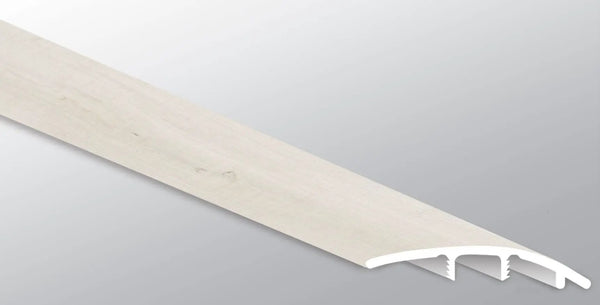 Andover Whitby White Semi Gloss Stair Riser Wood Look Lvt Moldings 1.77x0.345