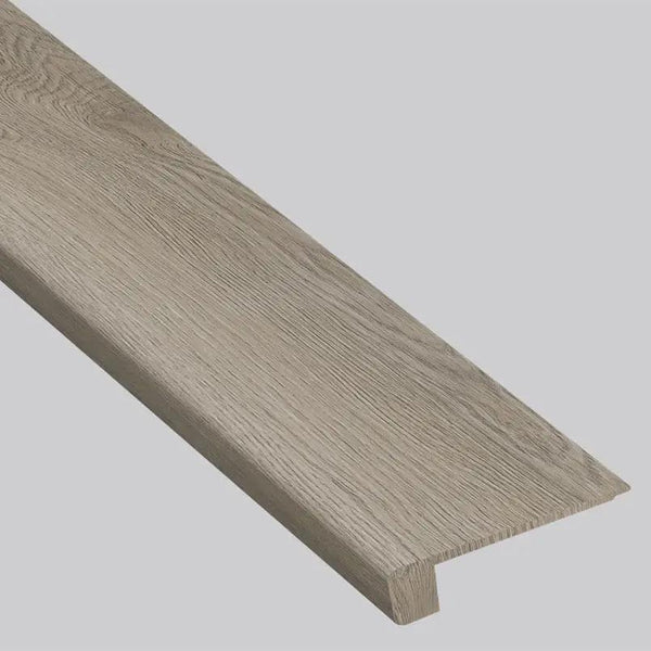 Shorecliffs Wixom Valley Semi Gloss Flush Stair Nose End Cap Wood Look Rigid Core Moldings 4.53x0.94
