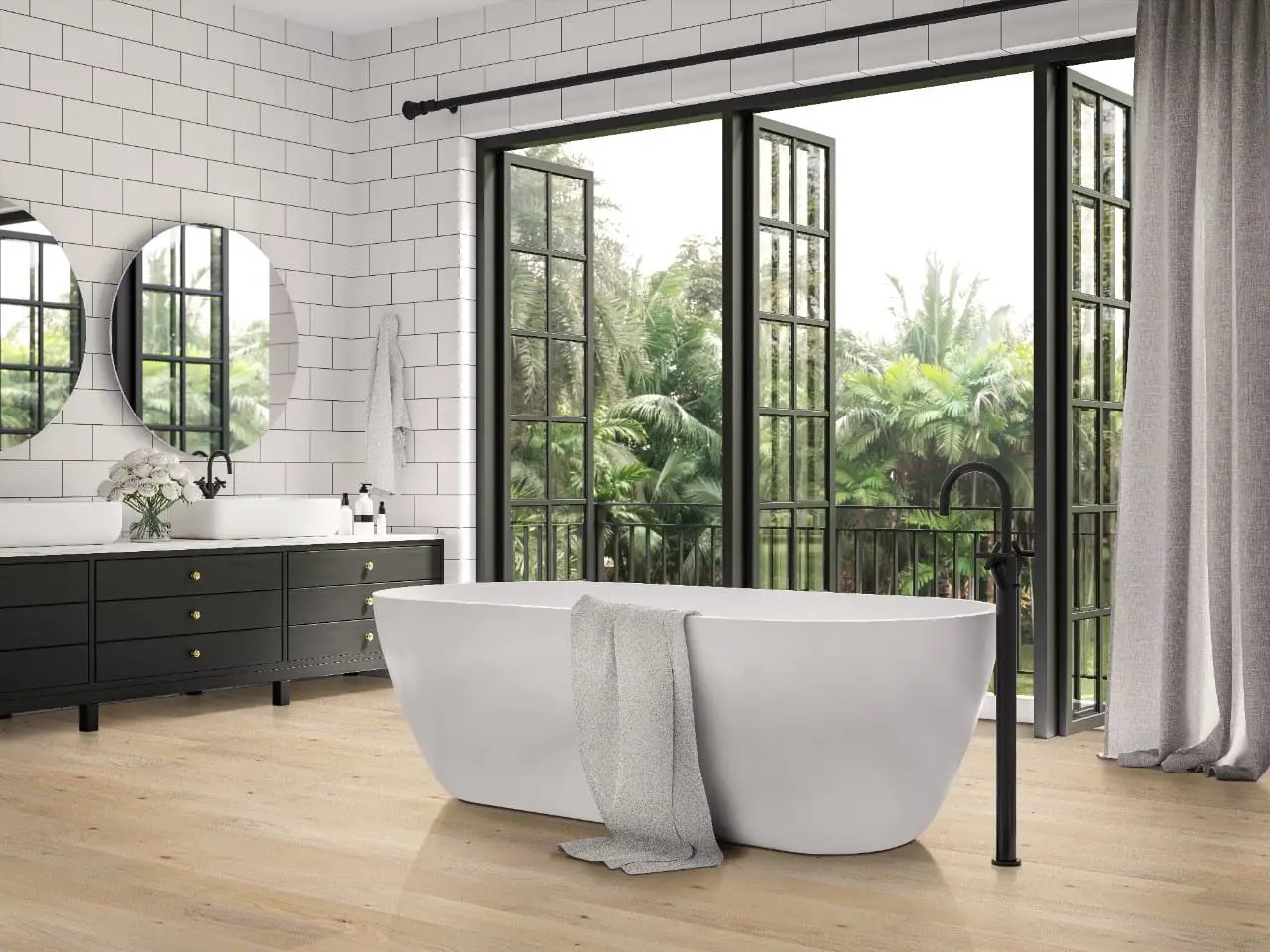 Woodhills Bali Buff Oak Wood Matte Look Planks 6.5x48 by MSI Surfaces