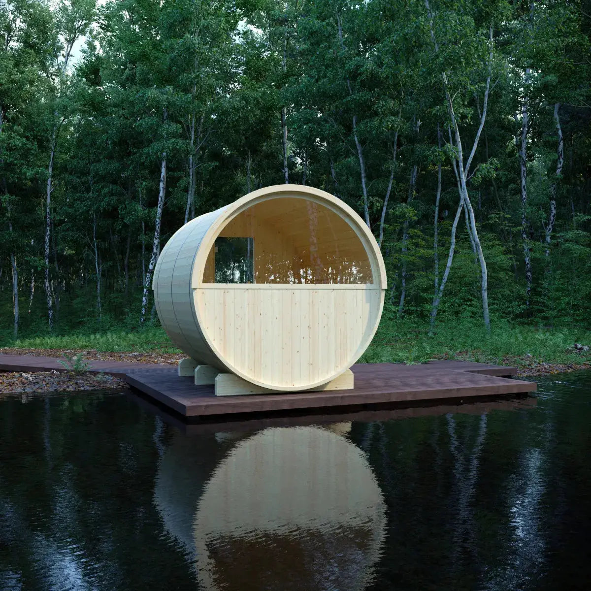 Vassa Finnish Barrel Sauna with WiFi Heater - Finnish Sauna Builders, photo 16 of 21
