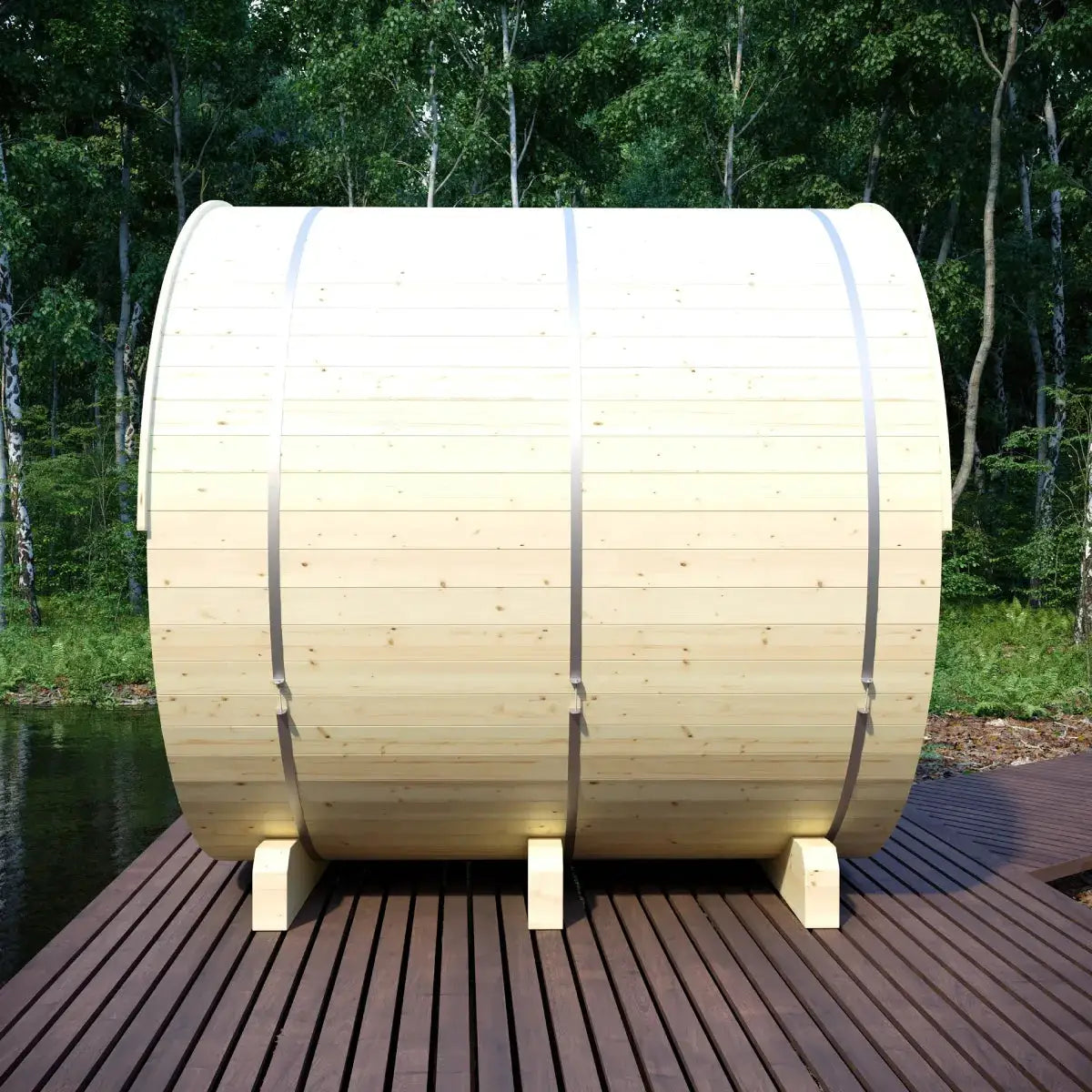 Vassa Finnish Barrel Sauna with WiFi Heater - Finnish Sauna Builders, photo 19 of 21