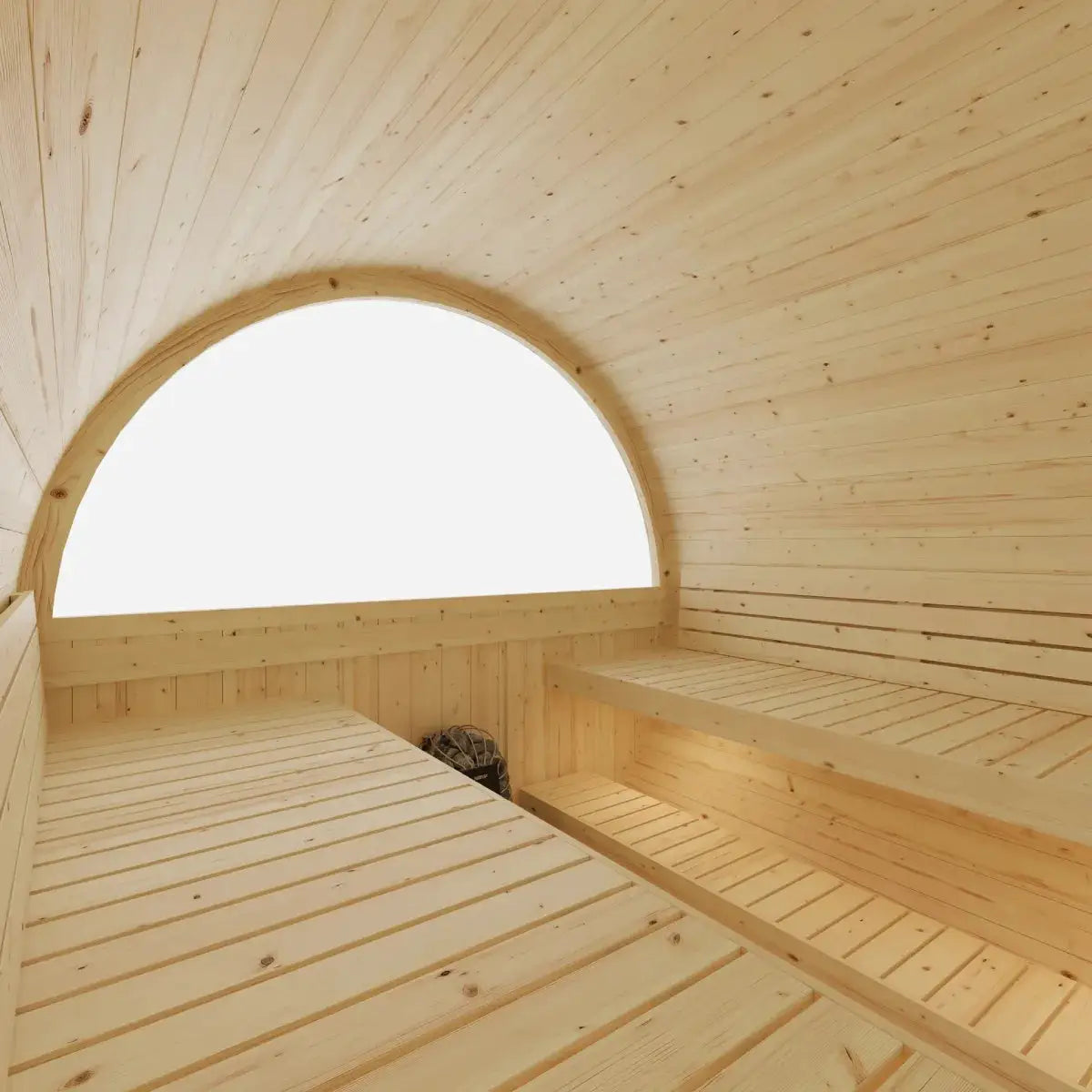 Vassa Finnish Barrel Sauna with WiFi Heater - Finnish Sauna Builders, photo 11 of 21