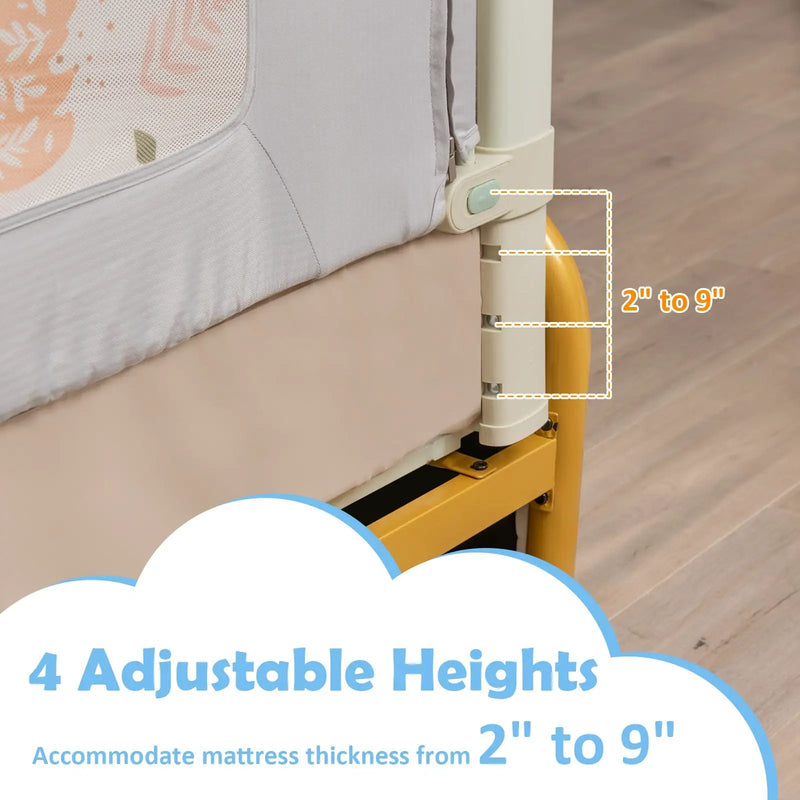 Vertical Lifting Bed Rail for Toddlers with Double Lock by DirectDeals