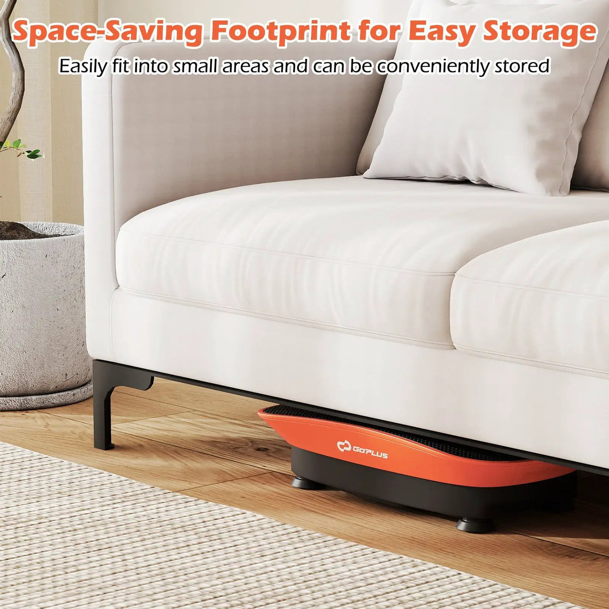 Vibration Plate Exercise Machine for Lymphatic Drainage and Weight Loss with 10 Speed Intensities, photo 13 of 56