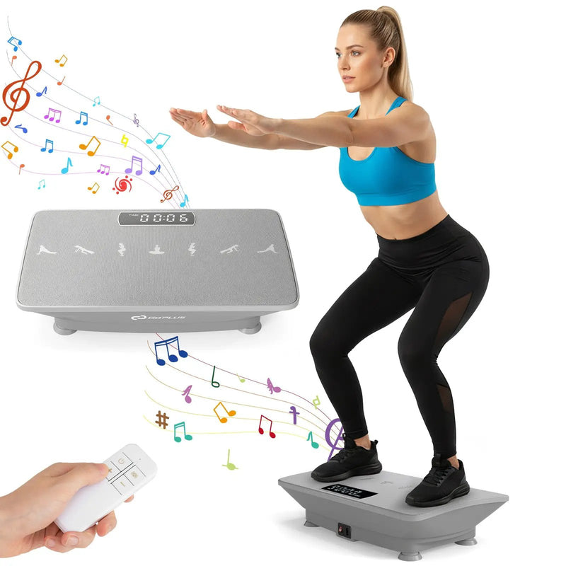 Vibration Plate Exercise Machine with Gravity Sensor for Home by DirectDeals
