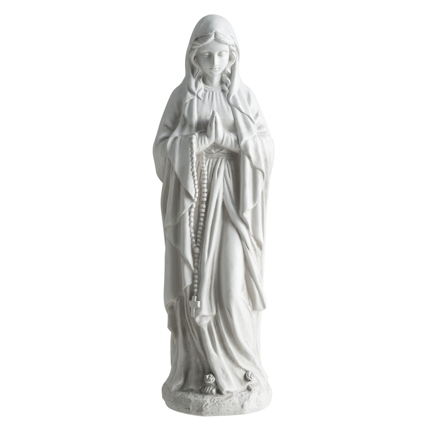Virgin Mary Statue 29.5 inch Tall Outdoor Religious Sculpture by DirectDeals