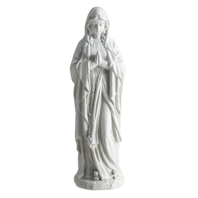 Virgin Mary Statue 29.5 inch Tall Outdoor Religious Sculpture by DirectDeals