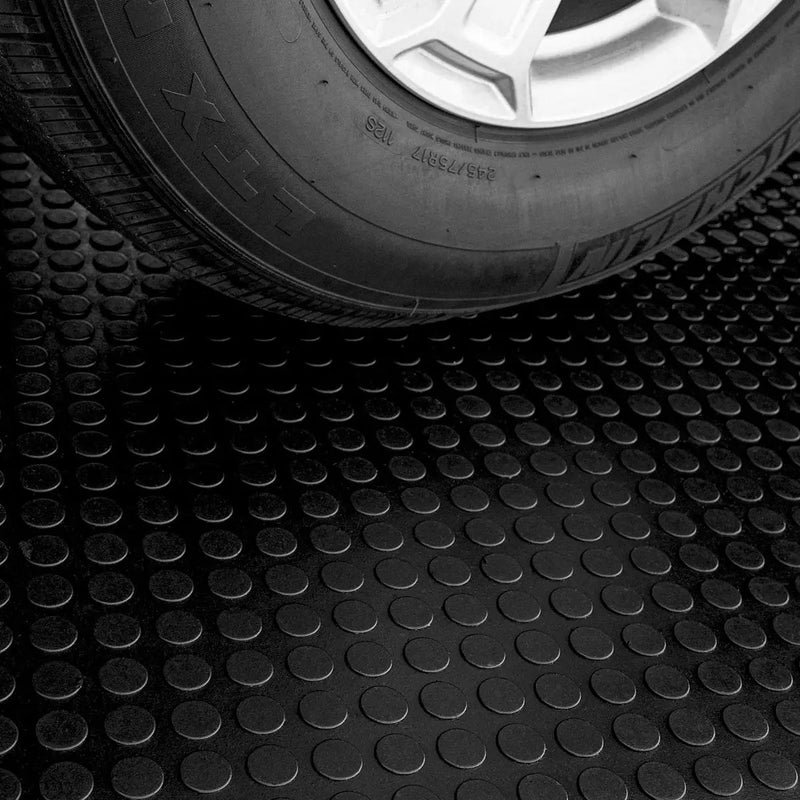 Rubber Mat Coin Pattern 39x394x4mm Roll Floor Mats 39x394 by MSI Surfaces