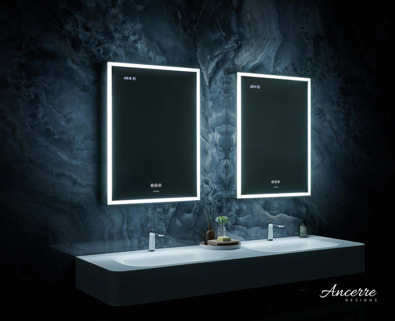 Pagani LED Mirror Cabinet with Defogger, Dimmer, Magnifier & USB outlet by Ancerre Designs