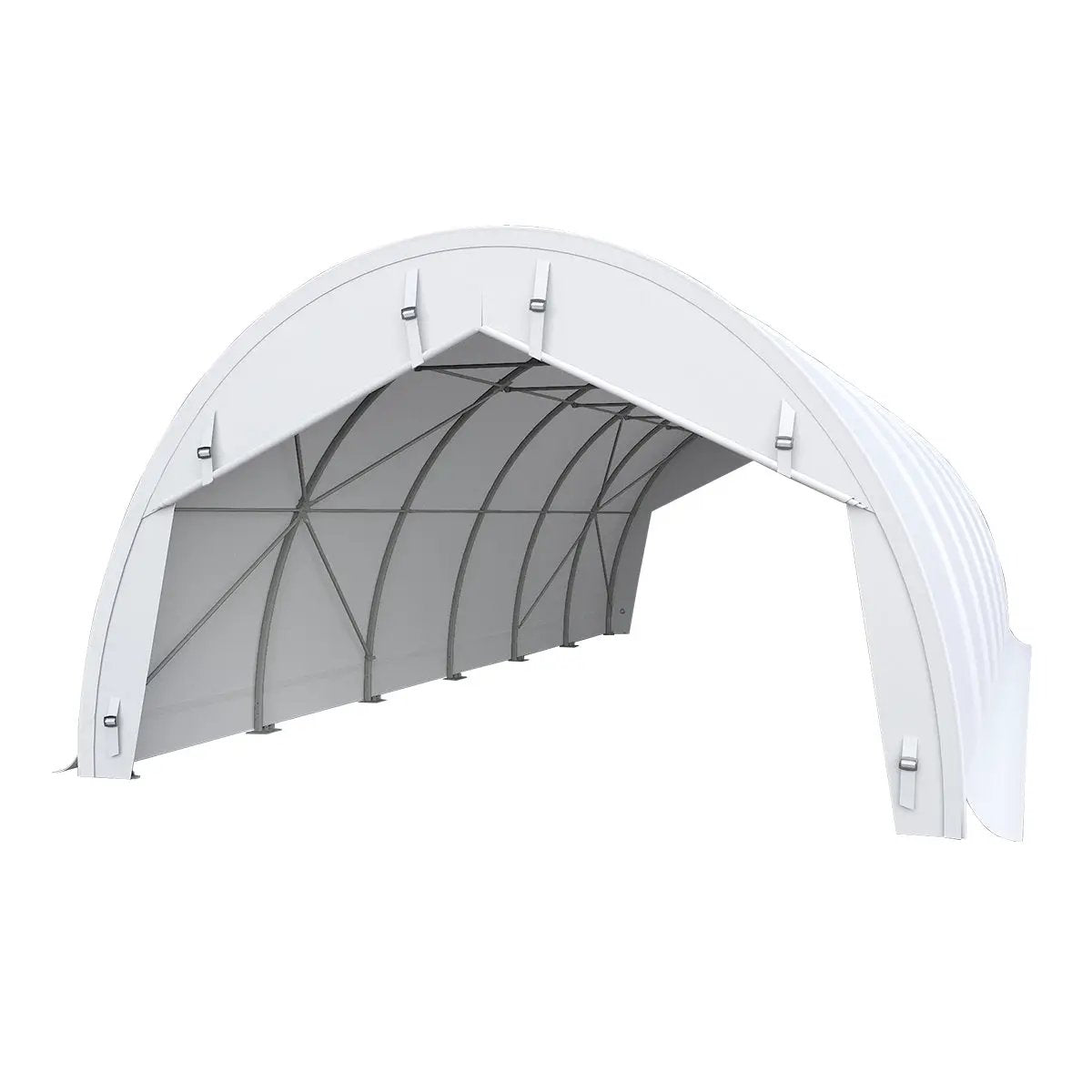 W20'xL30'xH12' Single Truss Storage Shelter, Reinforced Series by Chery Industrial