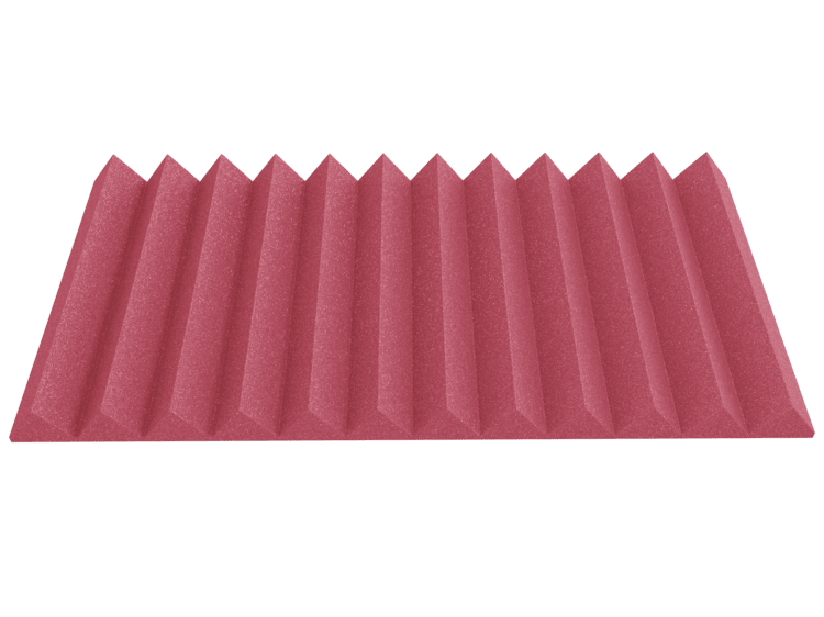 4 Inch Acoustic Foam Wedge Style Panels - 13 Color Options by SoundAssured