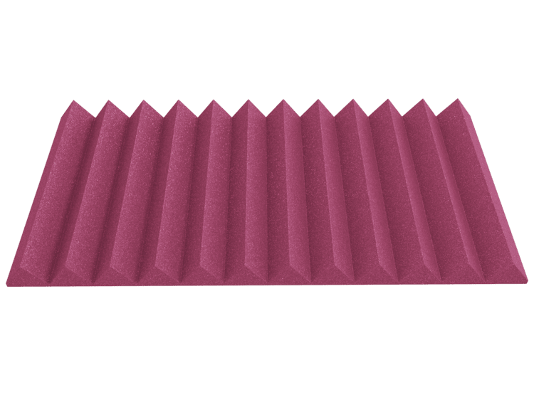 4 Inch Acoustic Foam Wedge Style Panels - 13 Color Options by SoundAssured