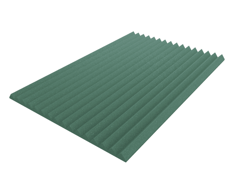 3 Inch Acoustic Foam Wedge Style Panels - 13 Color Options by SoundAssured