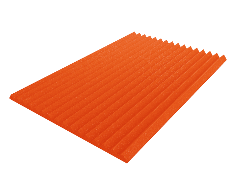 3 Inch Acoustic Foam Wedge Style Panels - 13 Color Options by SoundAssured