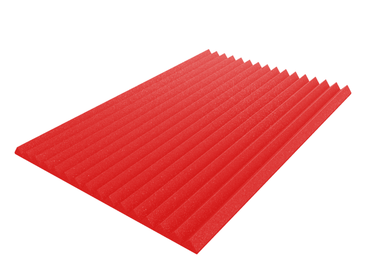 3 Inch Acoustic Foam Wedge Style Panels - 13 Color Options by SoundAssured