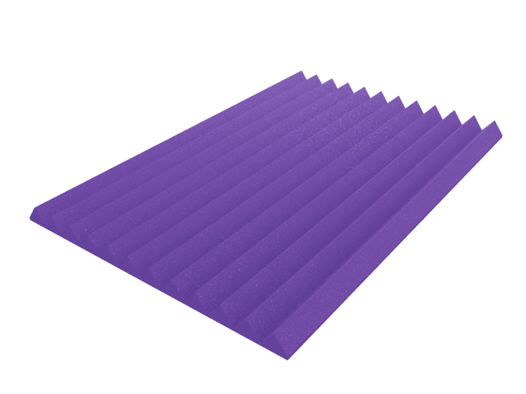 4 Inch Acoustic Foam Wedge Style Panels - 13 Color Options by SoundAssured