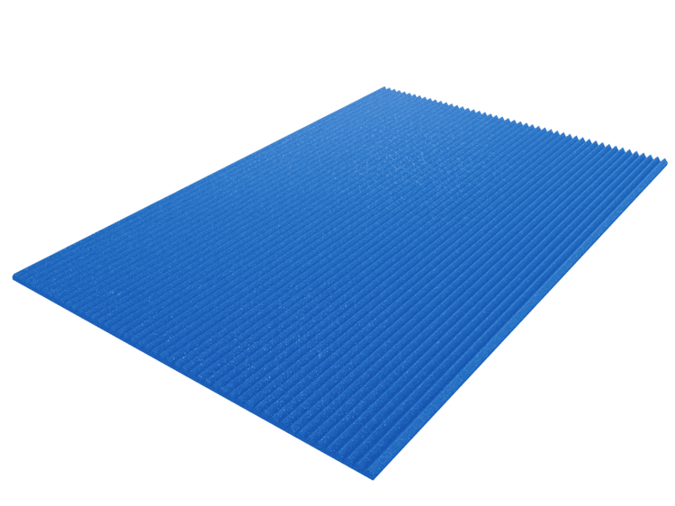1 Inch Acoustic Foam Wedge Style Panels - 13 Color Options by SoundAssured