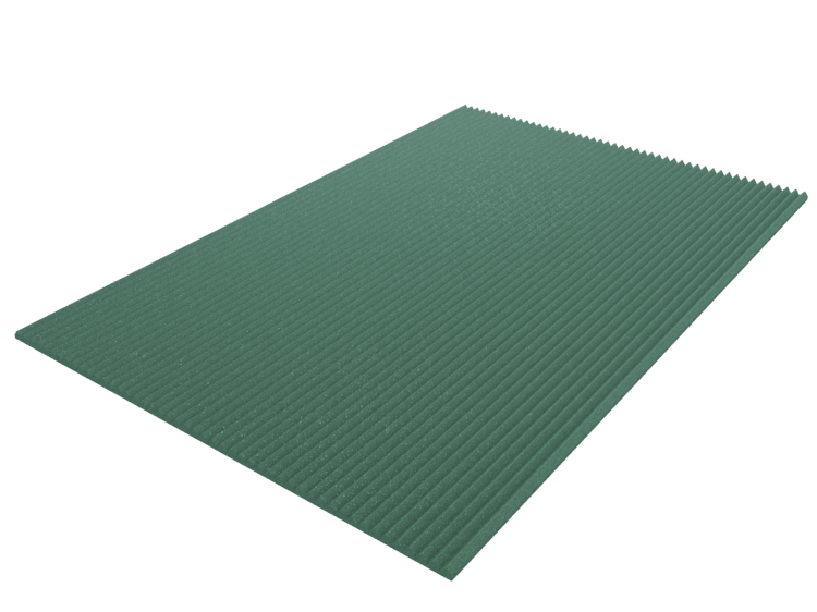 1 Inch Acoustic Foam Wedge Style Panels - 13 Color Options by SoundAssured