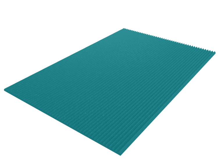 1 Inch Acoustic Foam Wedge Style Panels - 13 Color Options by SoundAssured
