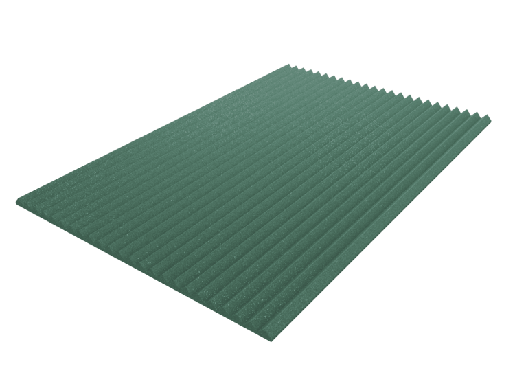 2 Inch Acoustic Foam Wedge Style Panels - 13 Color Options by SoundAssured