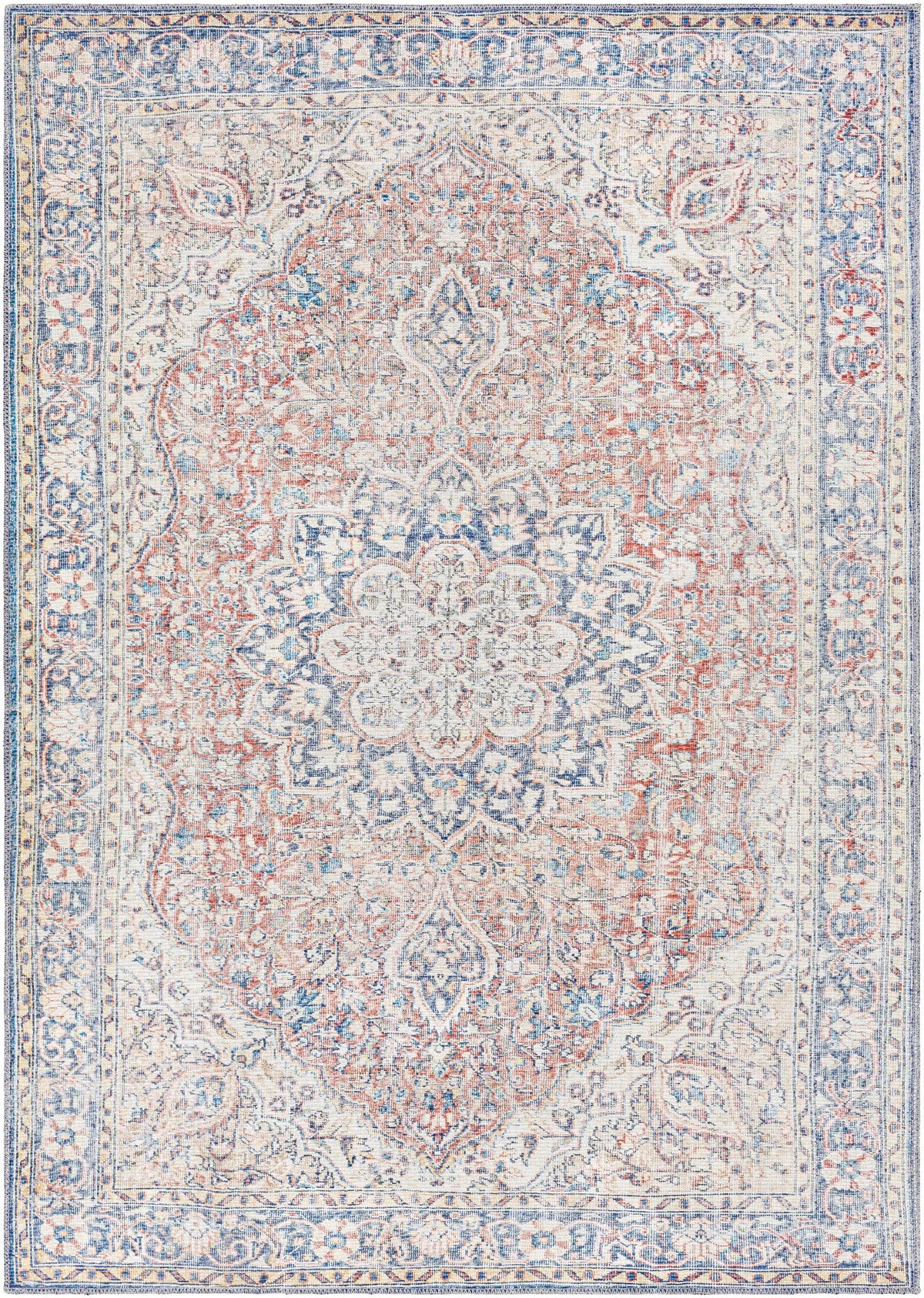 Wacousta Red&Blue Washable Rug - Clearance, photo 7 of 13
