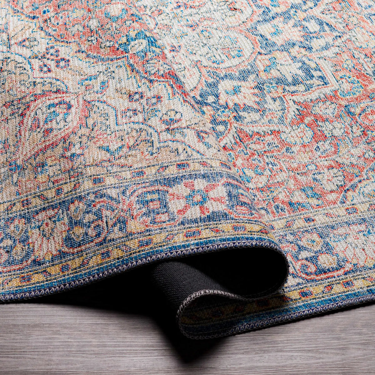 Wacousta Red&Blue Washable Rug - Clearance, photo 8 of 13