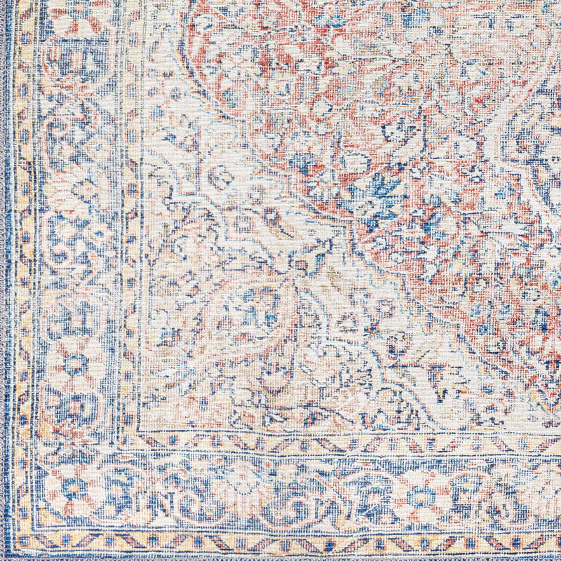 Wacousta Red&Blue Washable Rug - Clearance by Boutique Rugs
