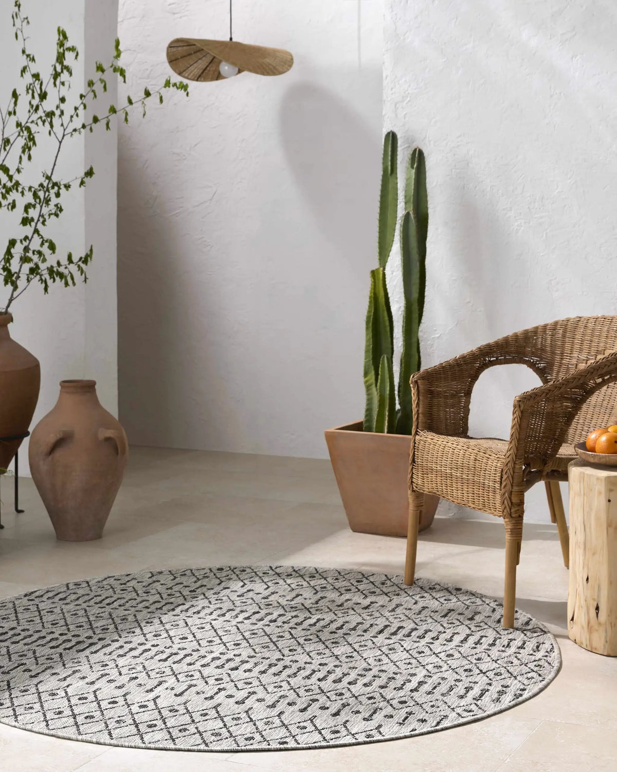 Wallkill Outdoor Area Rug, installed in a room 2