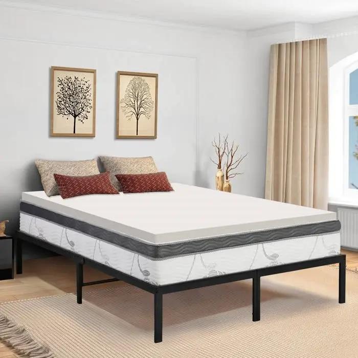 Twin Size 2 Inch Thick Plush High Density Foam Mattress Topper - Medium Firm by HomePacific
