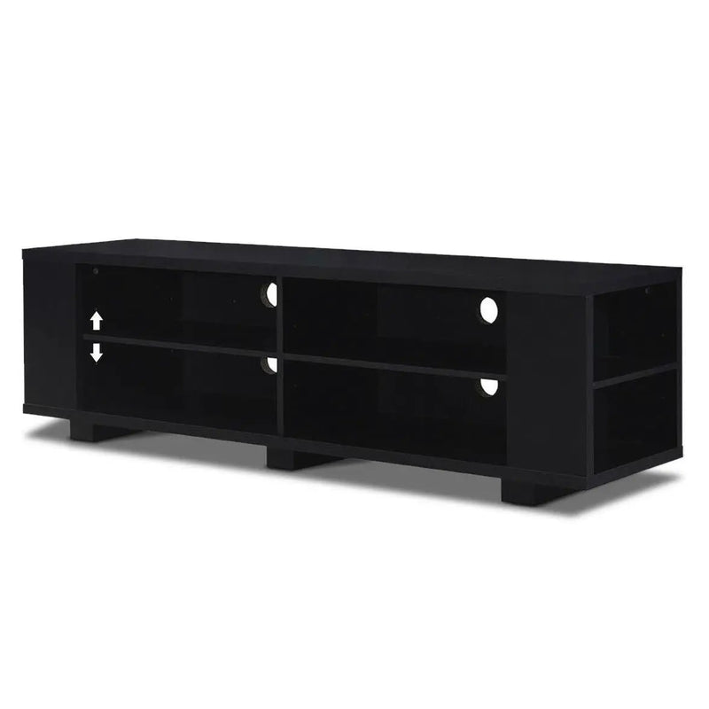 Modern TV Stand in Walnut Wood Finish - Holds up to 60-inch TV by HomePacific