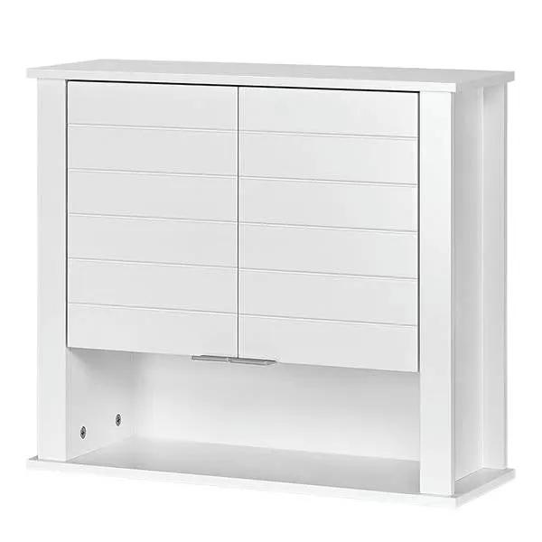 White 2 Door Wall Mounted Bathroom Storage Cabinet by HomePacific