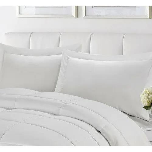 King/Cal King Traditional Microfiber Reversible 3 Piece Comforter Set in White by HomePacific