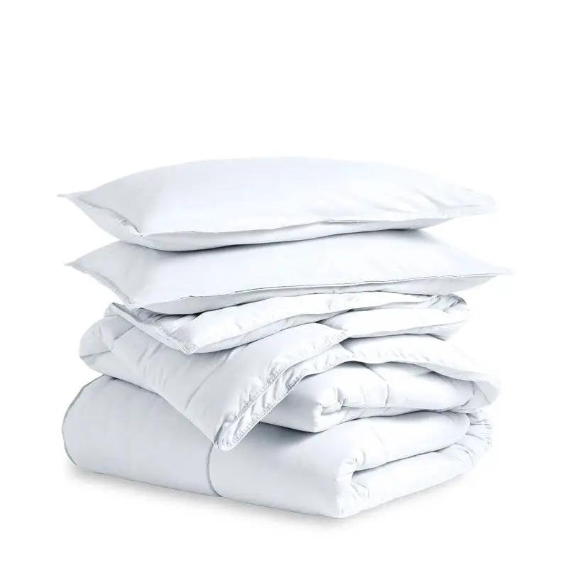 Queen size Super Soft Microfiber Down Alternative Comforter Set White by HomePacific