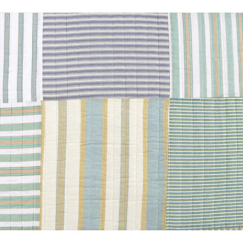 King Size Soft Reversible Patches 100% Cotton Quilt Set by HomePacific