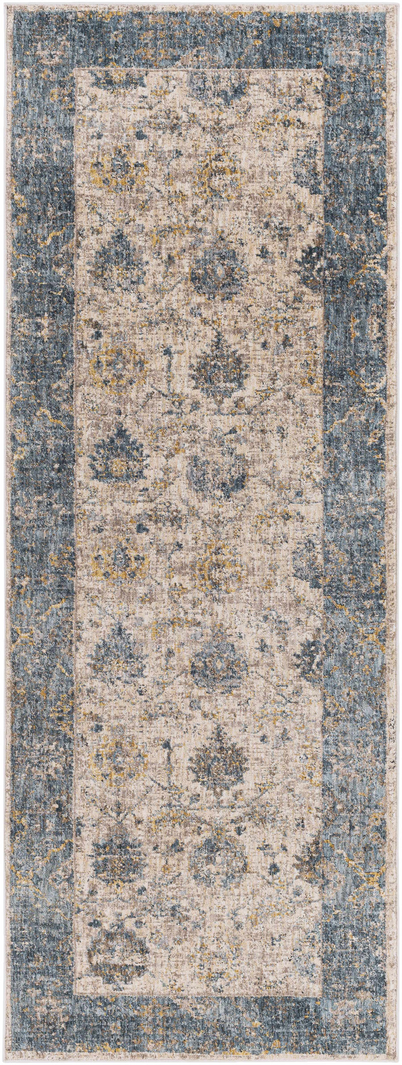 Wilkie Blue Persian Rug by Boutique Rugs